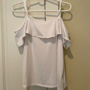 white off the shoulder top BARELY WORN